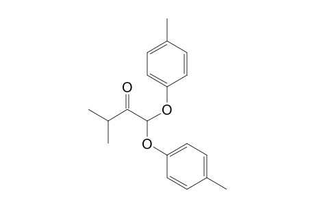 3-Methyl-1,1-bis(p-tolyloxy)butan-2-one