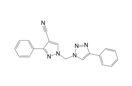 1-[(4-Cyano-3-phenyl-1-pyrazolyl)methyl]-4-phenyltriazole