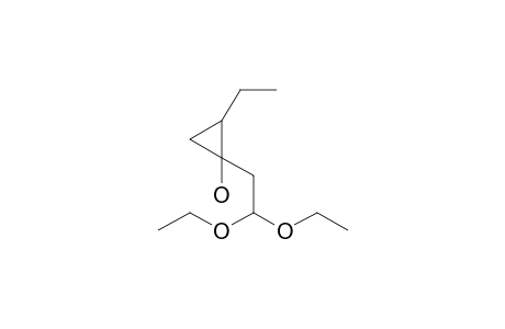 (E)-1-(2,2-Diethoxyethyl)-2-ethylcyclopropanol