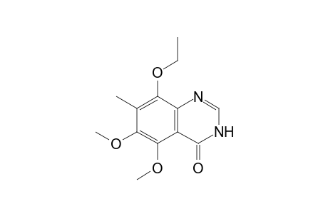 8-Ethoxy-5,6-dimethoxy-7-methyl-4(3H)-quinazolinone