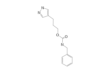 3-(1H-pyrazol-4-yl)propyl N-(phenylmethyl)carbamate