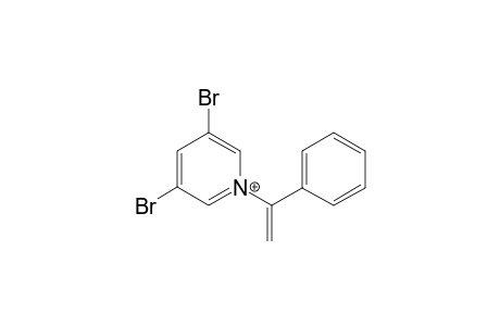 3,5-bis(bromanyl)-1-(1-phenylethenyl)pyridin-1-ium