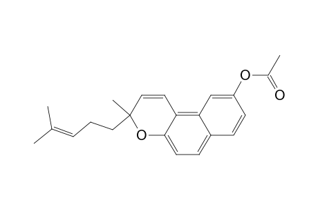 9-Acetoxy-3-methyl-2-(4-methylpent-3-enyl)-3H-naphtho[2,1-b]pyran
