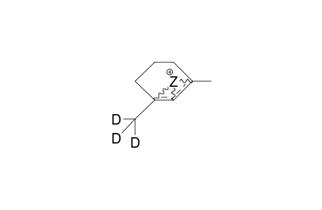 1-Trideuteriomethyl-3-methyl-cyclohexen-3-yl cation