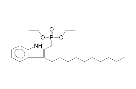 O,O-DIETHYL(3-DECYLINDOL-2-YLMETHYL)PHOSPHONATE