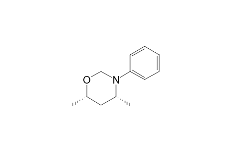 cis-4,6-Dimethyl-3-phenyltetrahydro-1,3-oxazine