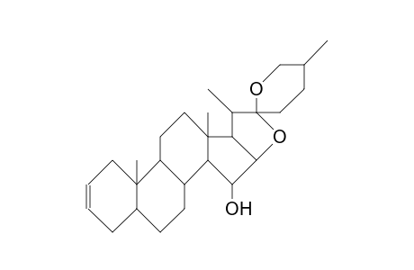 .delta.2-(25R)-5a-Spirosten-15b-ol