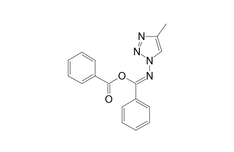 1-(ALPHA-BENZOYLOXY-PHENYLIDENE-AMINO)-4-METHYL-1,2,3-TRIAZOLE