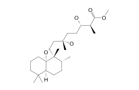 (2S,3S,6R)-8-[(1R,2R,4aS,8aS)-8a-hydroxy-1,2,5,5-tetramethyl-3,4,4a,6,7,8-hexahydro-2H-naphthalen-1-yl]-3,6-dihydroxy-2,6-dimethyloctanoic acid methyl ester