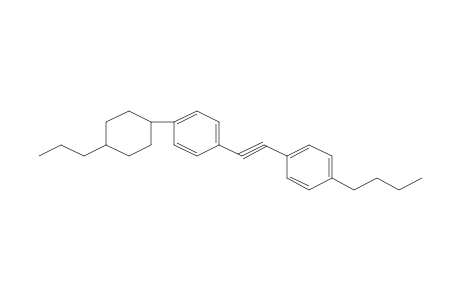 1-Butyl-4-([4-(4-propylcyclohexyl)phenyl]ethynyl)benzene