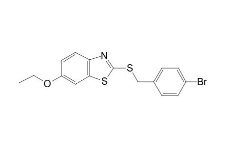 2-(4-Bromo-benzylsulfanyl)-6-ethoxy-benzothiazole