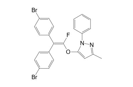 5-((2,2-bis(4-bromophenyl)-1-fluorovinyl)oxy)-3-methyl-1-phenyl-1H-pyrazole