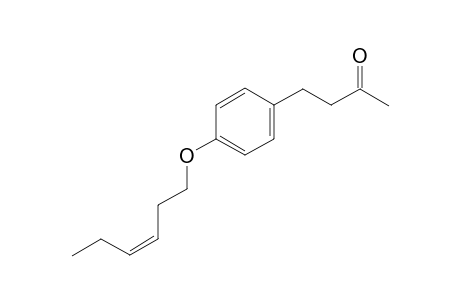 (Z)-4-(4-(hex-3-en-1-yloxy)phenyl)butan-2-one