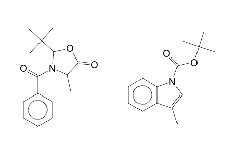 1H-Indole-1-carboxylic acid, 3-[[3-benzoyl-2-(1,1-dimethylethyl)-4-methyl-5-oxo-4-oxazolidinyl]methyl]-, 1,1-dimethylethyl ester, (2-