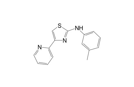 2-thiazolamine, N-(3-methylphenyl)-4-(2-pyridinyl)-