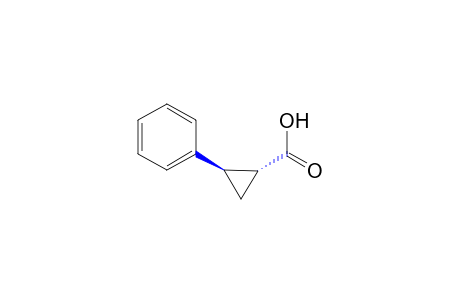 Cyclopropanecarboxylic acid, 2-phenyl-, trans-