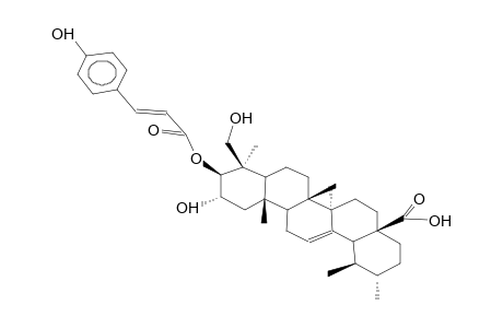 2alpha,24-DIHYDROXY-3beta-(trans-P-COUMAROYLOXY)-URS-12-EN-28-OIC ACID