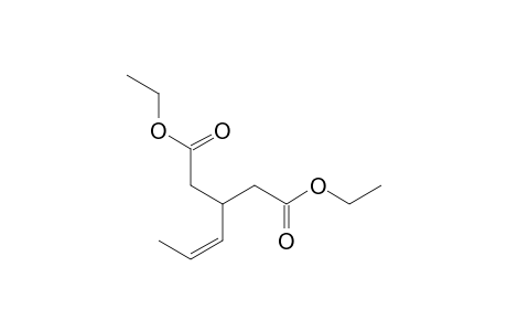Diethyl 3-[(Z)-1-Propenyl]pentanedioate