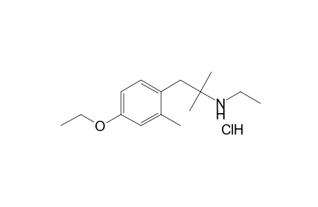 4-ethoxy-N-ethyl-alpha,alpha,2-trimethylphenethylamine, hydrochloride