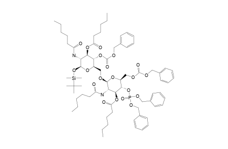 #15;TERT.-BUTYLDIMETHYLSILYL-4-O-(BENZYLOXYCARBONYL)-6-O-[6-O-(BENZYLOXYCARBONYL)-4-O-[BIS-(BENZYLOXY)-PHOSPHORYL]-2-DEOXY-3-O-HEXANOYL-2-(HEXANOYLAMINO)-BETA-