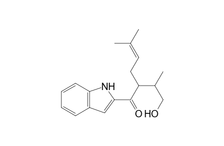 4-Hexen-1-one, 2-(2-hydroxy-1-methylethyl)-1-(1H-indol-2-yl)-5-methyl-