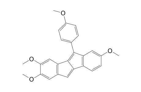 2,3,7-trimethoxy-5-(4-methoxyphenyl)indeno[2,1-a]indene