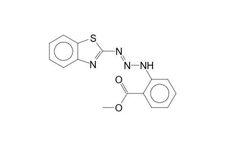 Methyl 2-[3-(2-benzothiazolyl)-2-triazeno]benzoate