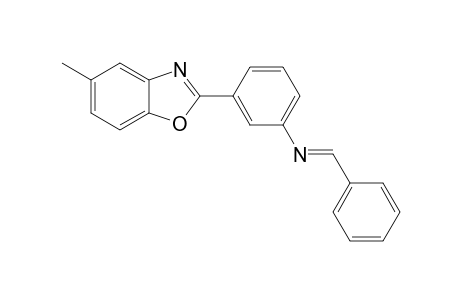 N-Benzylidene-3-(5-methyl-2-benzoxazolyl)aniline