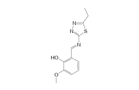 2-((E)-[(5-Ethyl-1,3,4-thiadiazol-2-yl)imino]methyl)-6-methoxyphenol