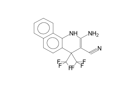 2-AMINO-3-CYANO-4,4-BIS(TRIFLUOROMETHYL)-1,4-DIHYDROBENZO[H]QUINOLINE