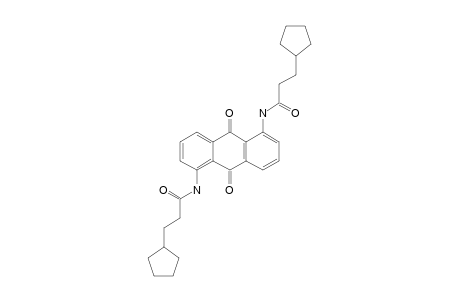 1,5-BIS-(CYCLOPENTANEPROPYLAMIDO)-ANTHRAQUINONE