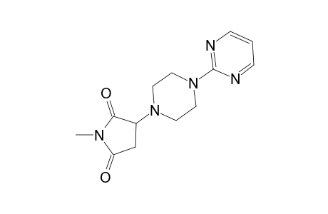 1-Methyl-3-[4-(2-pyrimidinyl)-1-piperazinyl]-2,5-pyrrolidinedione