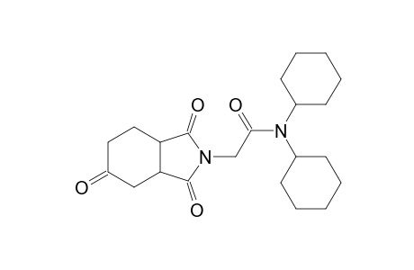 N,N-dicyclohexyl-2-(1,3,5-trioxooctahydro-2H-isoindol-2-yl)acetamide