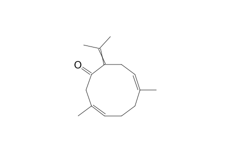 10-Isopropylidene-3,7-dimethyl-(Z,Z)-3,7-cyclodecadiene-1-one