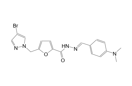 5-[(4-bromo-1H-pyrazol-1-yl)methyl]-N'-{(E)-[4-(dimethylamino)phenyl]methylidene}-2-furohydrazide