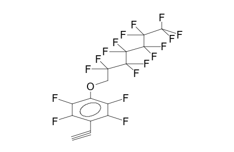 4-(2,2,3,3,4,4,5,5,6,6,7,7,7-TRIDECAFLUOROHEPTYLOXY)-TETRAFLUOROPHENYLETHYNE