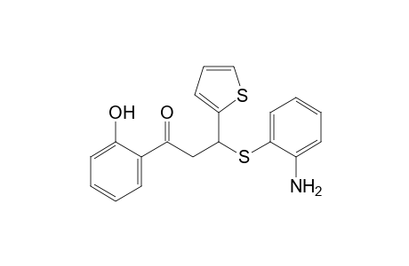 3-[(o-aminophenyl)thio]-2'-hydroxy-3-(2-thienyl)propiophenone