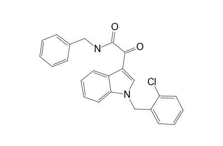 1H-Indole-3-acetamide, 1-[(2-chlorophenyl)methyl]-.alpha.-oxo-N-(phenylmethyl)-