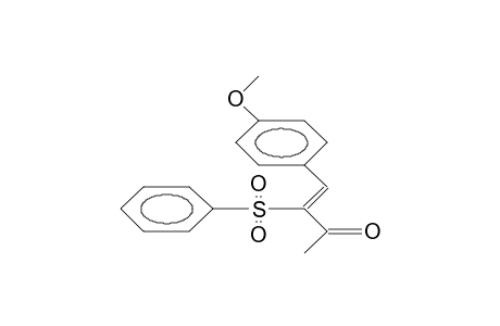1-phenylsulphonyl-1-(4-methoxybenzylidene)acetone