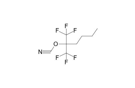 1,1-BIS(TRIFLUOROMETHYL)-1-PENTYL CYANATE