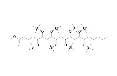 Eicosanoic acid, 5,6,8,9,11,12,14,15-octakis[(trimethylsilyl)oxy]-, methyl ester