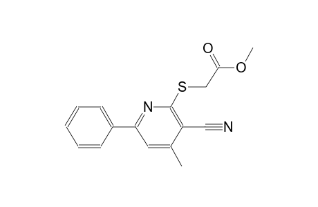 acetic acid, [(3-cyano-4-methyl-6-phenyl-2-pyridinyl)thio]-, methylester