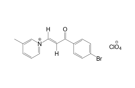 trans-1-[3-(p-bromophenyl)-3-oxopropenyl]-3-picolinium perchlorate