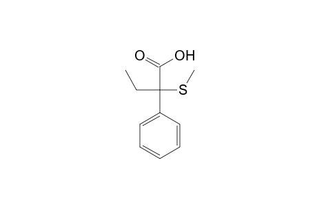 2-(methylthio)-2-phenylbutyric acid