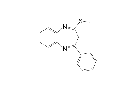 3H-1,5-Benzodiazepine, 2-(methylthio)-4-phenyl-