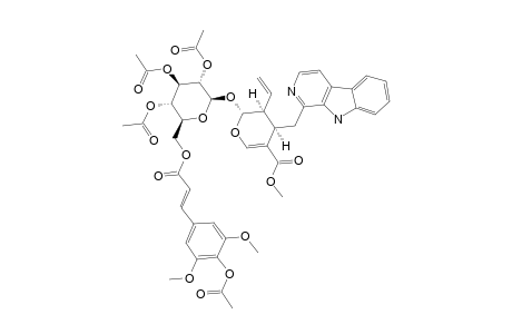 (E)-TETRA-(O-ACETYL)-O-(6')-CINNAMOYL-4''-HYDROXY-3'';5''-DIMETHOXY-LYALOSIDE