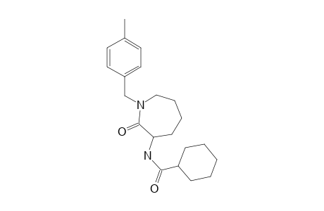 N-[1-(4-Methylbenzyl)-2-oxoazepan-3-yl]cyclohexanecarboxamide