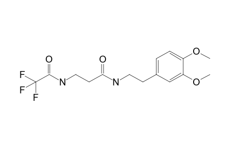 N-homoveratryl-3-[(2,2,2-trifluoroacetyl)amino]propionamide