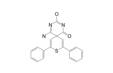 5-AMINO-3-HYDROXY-8,10-DIPHENYL-9-THIA-2,4-DIAZASPIRO-[5,5]-UNDECA-2,4,7,10-TETRAEN-1-ONE