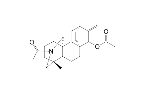 N-ACETYL-15-ACETOXY-16,17-DIDEHYDRO-4-METHYLATIDANE;MAJOR